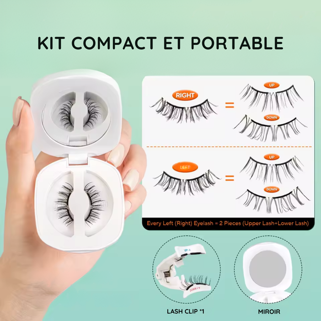 Cils magnétiques sans colle
