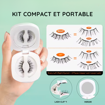 Cils magnétiques sans colle